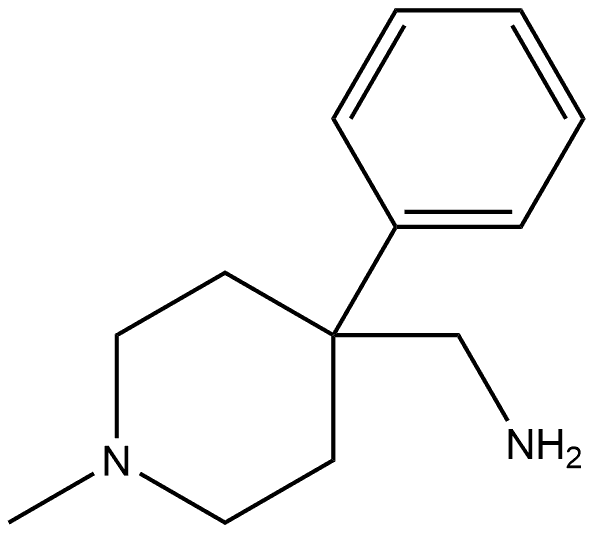 N-methyl-1-(4-phenylpiperidin-4-yl)methanamine Structure