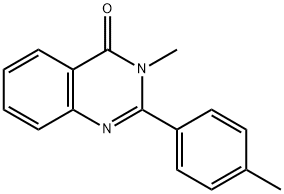 3-Methyl-2-(p-tolyl)quinazolin-4(3H)-one Struktur