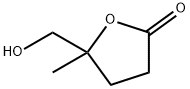 2(3H)-Furanone, dihydro-5-(hydroxymethyl)-5-methyl- Structure