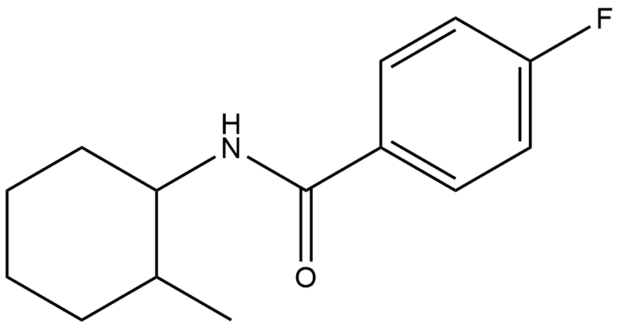 4-Fluoro-N-(2-methylcyclohexyl)benzamide Structure