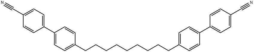 [1,1'-Biphenyl]-4-carbonitrile, 4',4'''-(1,9-nonanediyl)bis-,745074-53-7,结构式