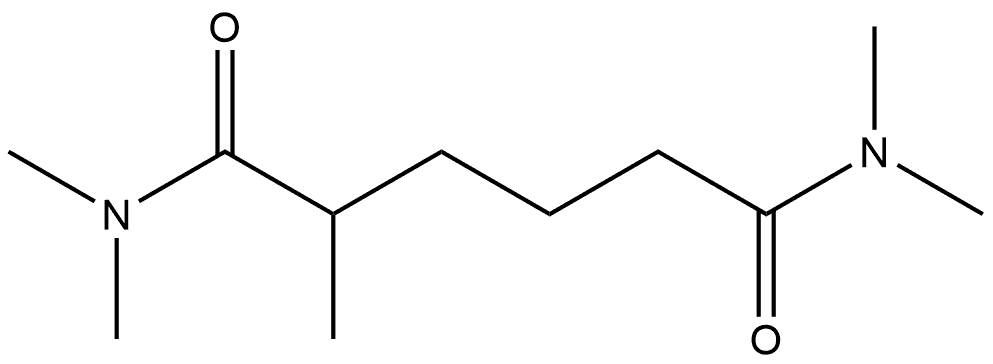 N,N,N',N',2-pentamethylhexanediamide,74580-56-6,结构式