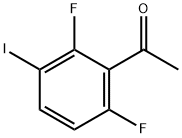 1-(2,6-difluoro-3-iodophenyl)ethanone 结构式