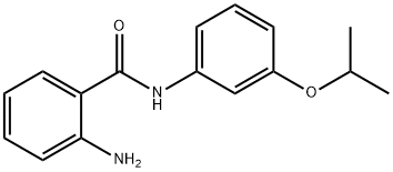 Benzamide, 2-amino-N-[3-(1-methylethoxy)phenyl]-,74699-48-2,结构式