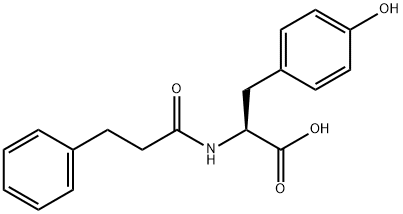 N(beta)-phenylpropionyltyrosine Structure