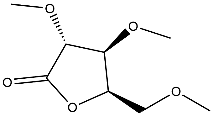 2,3,5-tri-O-methyl-D-arabinonolactone Structure