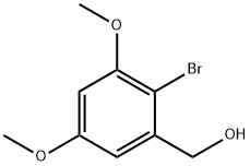 Benzenemethanol, 2-bromo-3,5-dimethoxy- 化学構造式