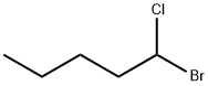 Pentane, 1-bromo-1-chloro- Structure