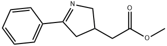 methyl 2-(5-phenyl-3,4-dihydro-2H-pyrrol-3-yl)acetate,74796-18-2,结构式