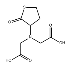 N,N-二乙酸-DL-高半胱氨酸硫内酯, 748178-87-2, 结构式