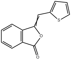 3-(2-Thienylmethylene)-1(3H)-isobenzofuranone Struktur