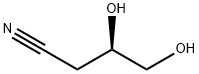 Butanenitrile, 3,4-dihydroxy-, (3R)- Struktur