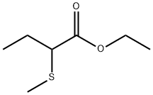 Butanoic acid, 2-(methylthio)-, ethyl ester Structure