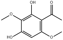 1-(2,4-Dihydroxy-3,6-dimethoxyphenyl)ethanone,7499-99-2,结构式