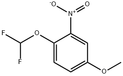 1-(二氟甲氧基)-4-甲氧基-2-硝基苯,749907-08-2,结构式