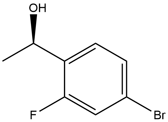 (1R)-1-(4-bromo-2-fluorophenyl)ethan-1-ol,749932-80-7,结构式