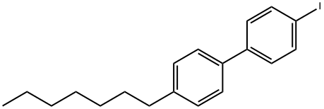 1,1'-Biphenyl, 4-heptyl-4'-iodo- Struktur