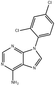 9-(2,4-Dichlorophenyl)-9H-purin-6-amine Struktur