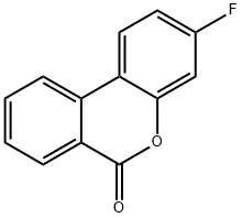 6H-Dibenzo[b,d]pyran-6-one, 3-fluoro-,7509-00-4,结构式