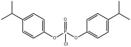 Phosphorochloridic acid, bis[4-(1-methylethyl)phenyl] ester (9CI)