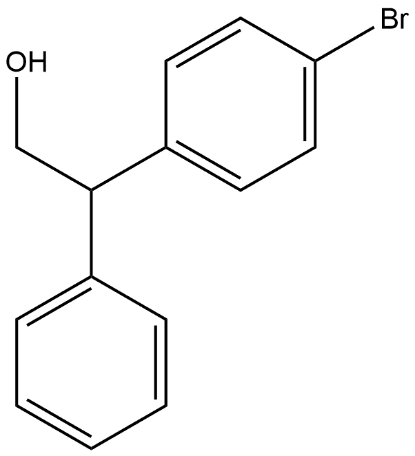 Benzeneethanol, 4-bromo-β-phenyl- Structure