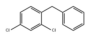 Benzene, 2,4-dichloro-1-(phenylmethyl)- Structure