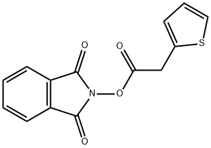 1,3-二氧代-2,3-二氢-1H-异吲哚-2-基 2-(噻吩-2-基)乙酸酯, 752204-15-2, 结构式