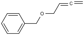 Benzene, [(2,3-butadien-1-yloxy)methyl]- 结构式