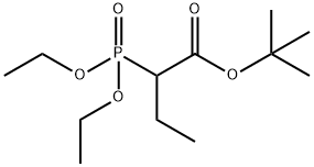 TERT-BUTYL 2-(DIETHOXYPHOSPHORYL)BUTANOATE 结构式