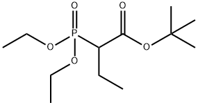 TERT-BUTYL 2-(DIETHOXYPHOSPHORYL)BUTANOATE, 754234-94-1, 结构式