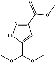 1H-Pyrazole-3-carboxylic acid, 5-(dimethoxymethyl)-, methyl ester