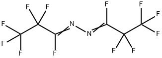 Propanehydrazonoyl fluoride, 2,2,3,3,3-pentafluoro-N-(1,2,2,3,3,3-hexafluoropropylidene)- Struktur