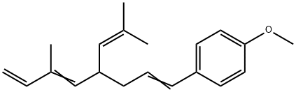 Benzene, 1-methoxy-4-[6-methyl-4-(2-methyl-1-propen-1-yl)-1,5,7-octatrien-1-yl]-|化合物 T32327