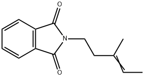 1H-Isoindole-1,3(2H)-dione, 2-(3-methyl-3-penten-1-yl)- 化学構造式