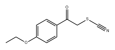 Thiocyanic acid, 2-(4-ethoxyphenyl)-2-oxoethyl ester Structure