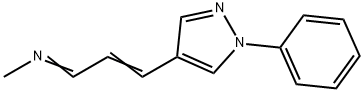 Methanamine, N-[3-(1-phenyl-1H-pyrazol-4-yl)-2-propen-1-ylidene]-