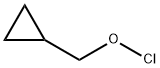 Hypochlorous acid, cyclopropylmethyl ester Structure