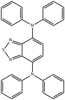 2,1,3-BENZOTHIADIAZOLE-4,7-DIAMINE, N4,N4,N7,N7-TETRAPHENYL-, 756485-66-2, 结构式