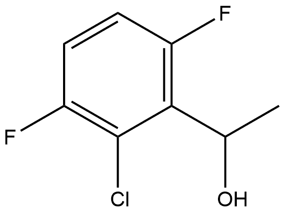 Benzenemethanol, 2-chloro-3,6-difluoro-α-methyl- Structure