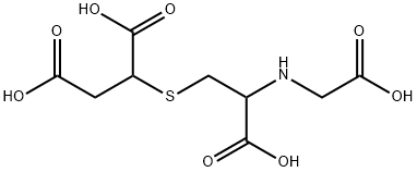 2-[[2-Carboxy-2-[(carboxymethyl)amino]ethyl]thio]butanedioic acid Structure