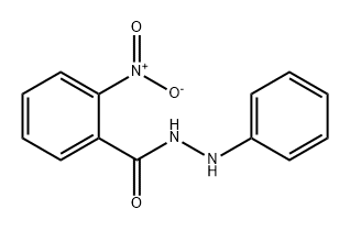 Benzoic acid, 2-nitro-, 2-phenylhydrazide Structure