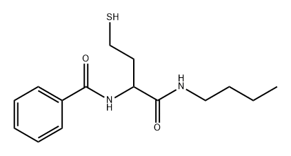 N-(1-(丁氨基)-4-巯基-1-氧丁烷-2-基)苯甲酰胺,756866-27-0,结构式