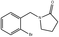 1-(2-溴苄基)吡咯烷-2-酮,756876-22-9,结构式