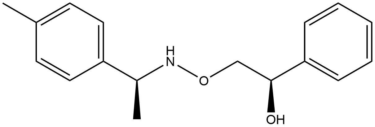 Benzenemethanol, α-[[[[(1S)-1-(4-methylphenyl)ethyl]amino]oxy]methyl]-, (αR)-