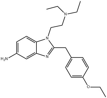 1H-Benzimidazole-1-ethanamine, 5-amino-2-[(4-ethoxyphenyl)methyl]-N,N-diethyl-|2-[(4-ETHOXYPHENYL)METHYL]