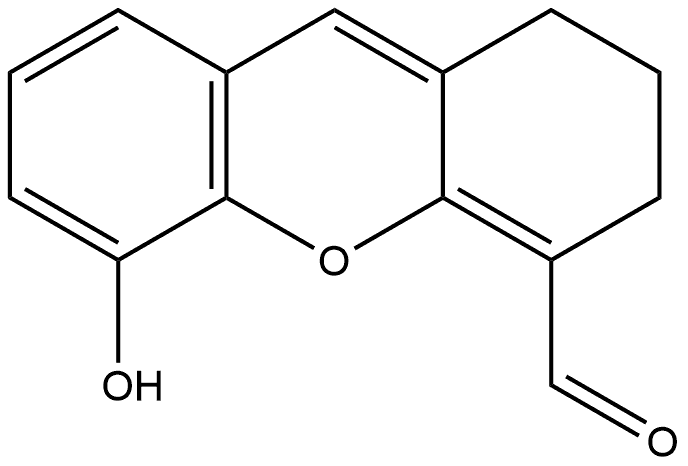 5-Hydroxy-2,3-dihydro-1H-xanthene-4-carbaldehyde Structure