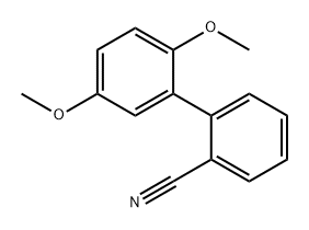 [1,1'-Biphenyl]-2-carbonitrile, 2',5'-dimethoxy- Structure