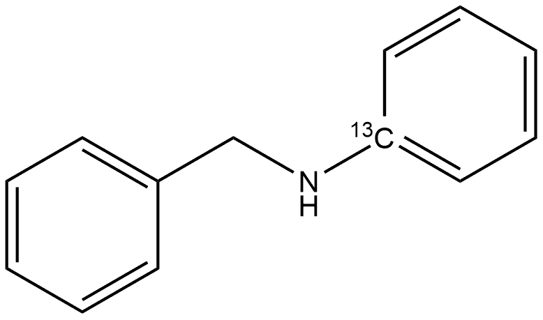 Benzenemethanamine, N-(phenyl-13C)- (9CI),758640-21-0,结构式