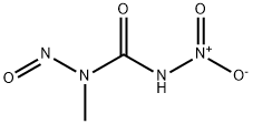 Urea, N-methyl-N'-nitro-N-nitroso- Structure