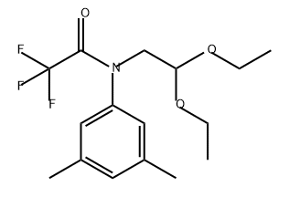 Acetamide, N-(2,2-diethoxyethyl)-N-(3,5-dimethylphenyl)-2,2,2-trifluoro- 结构式
